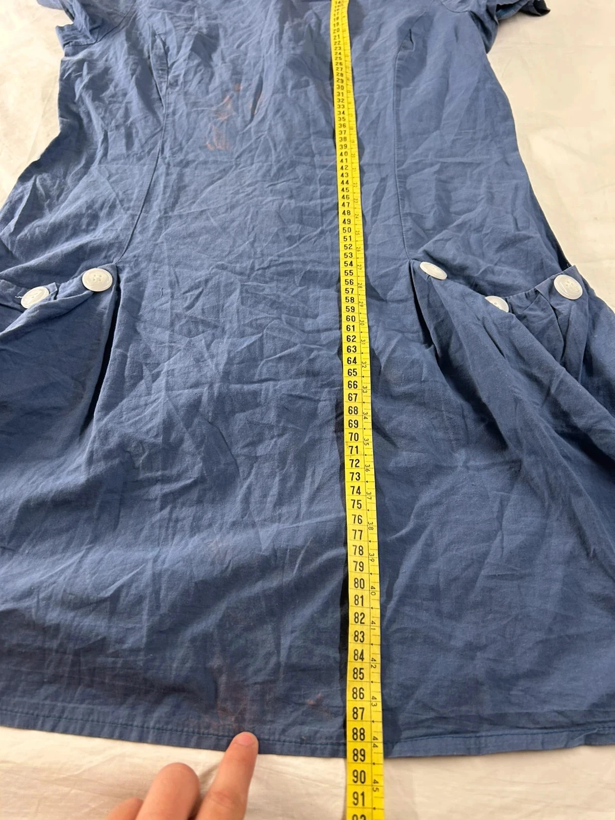 Casual blauwe misslook jurk maat M – photo 6